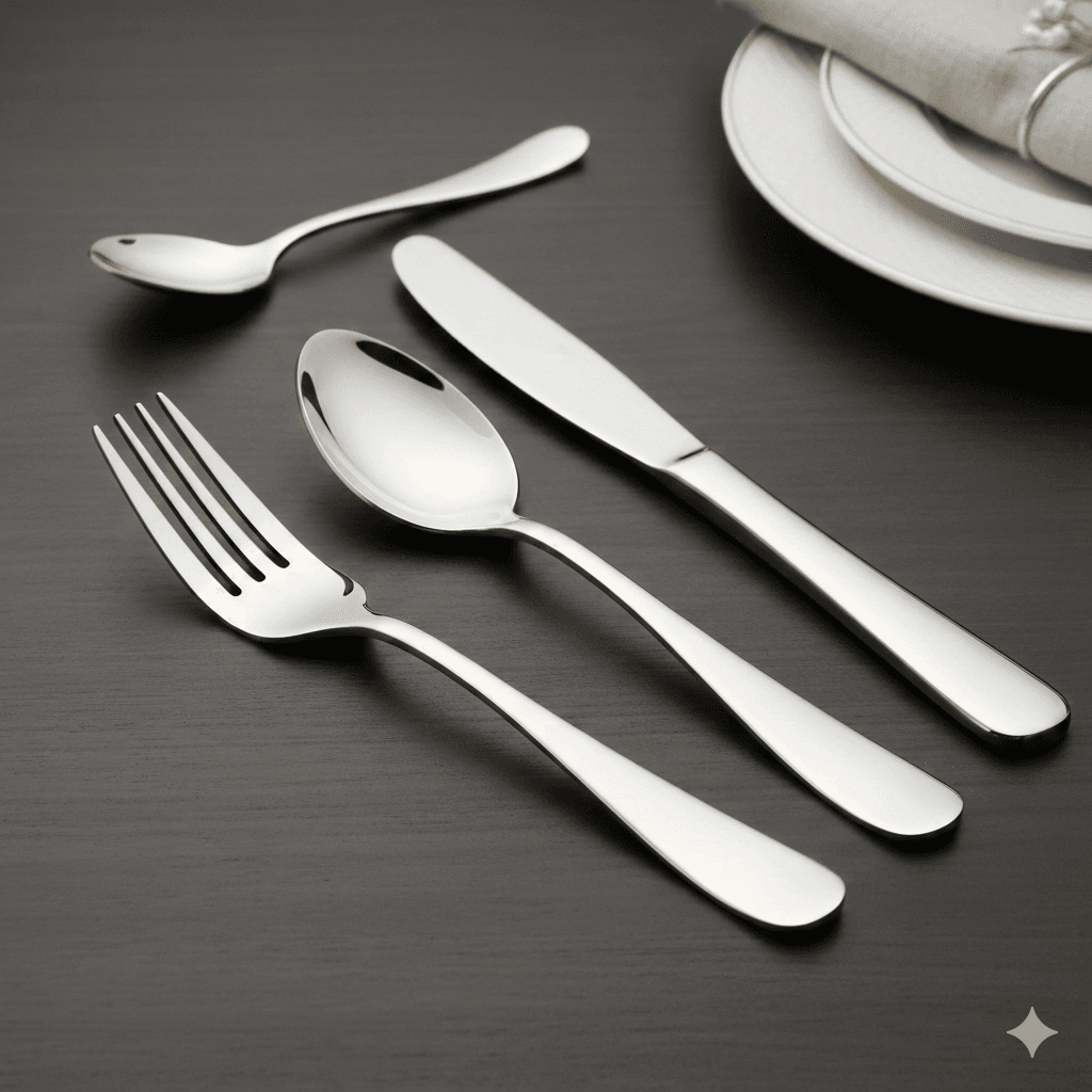 Silver Cutlery Set (3-Piece)