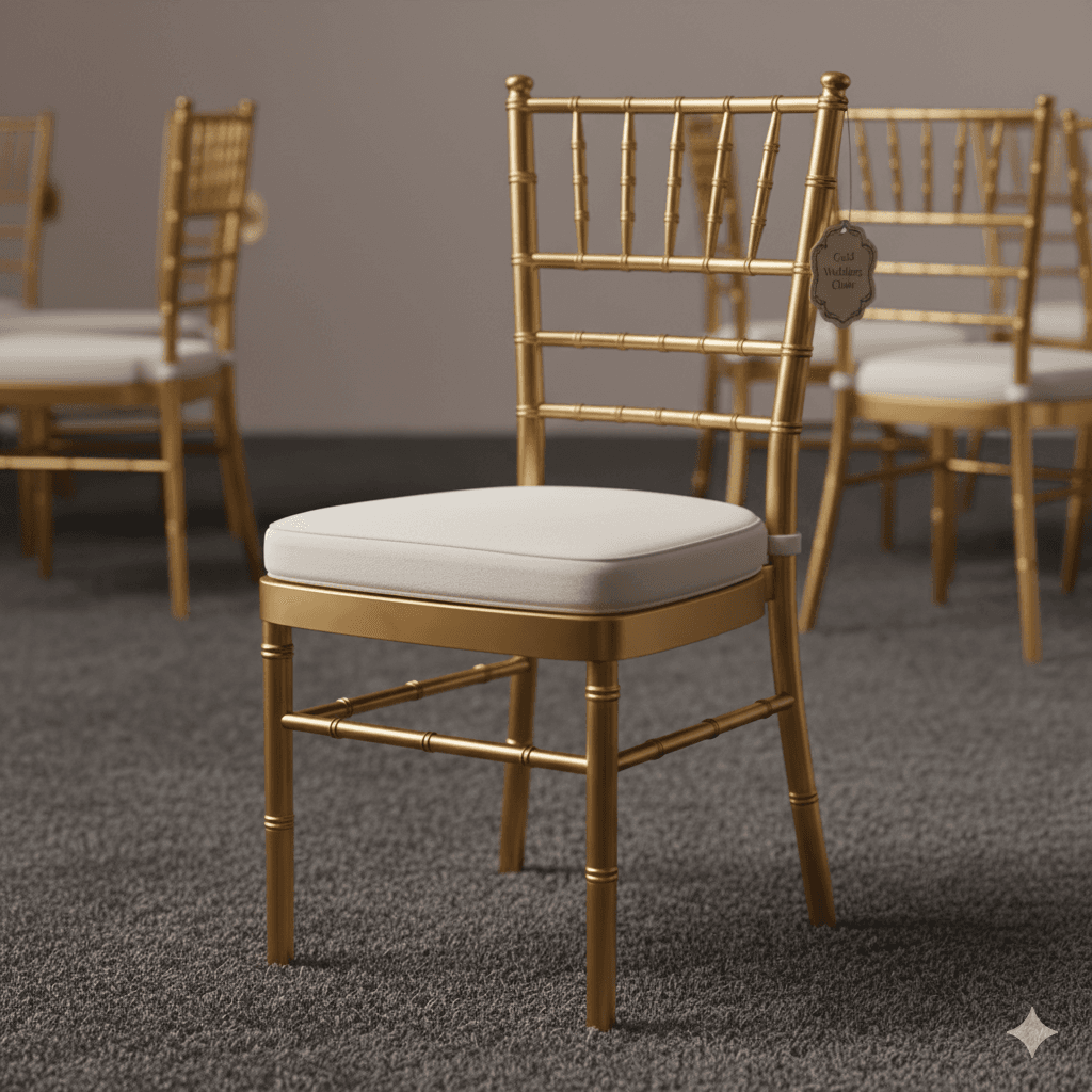 Gold Wedding Chair