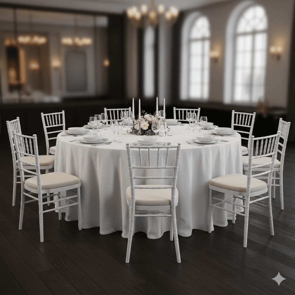 Round Banquet Table (10 Seater)